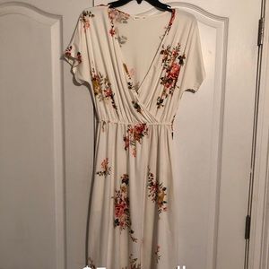 Floral midi dress